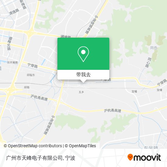 广州市天峰电子有限公司地图