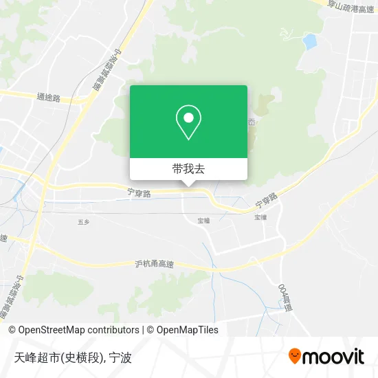 天峰超市(史横段)地图