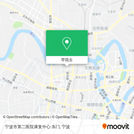 宁波市第二医院康复中心-东门地图