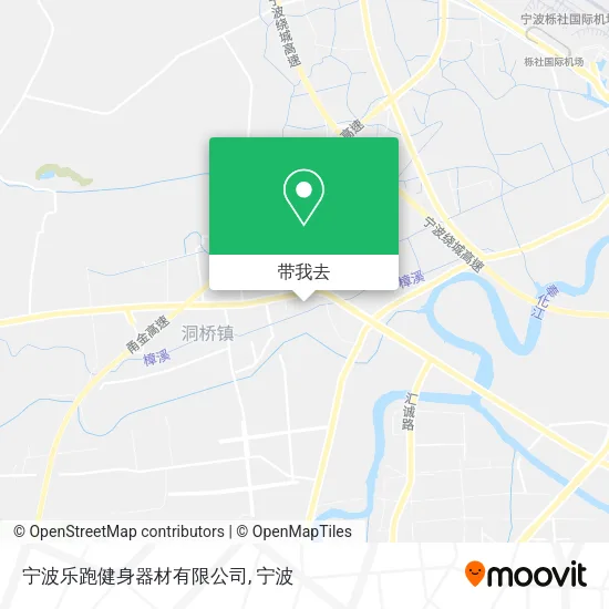 宁波乐跑健身器材有限公司地图