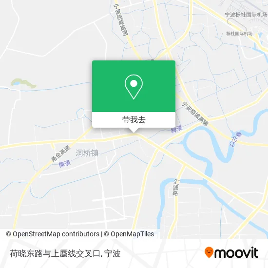 荷晓东路与上蜃线交叉口地图