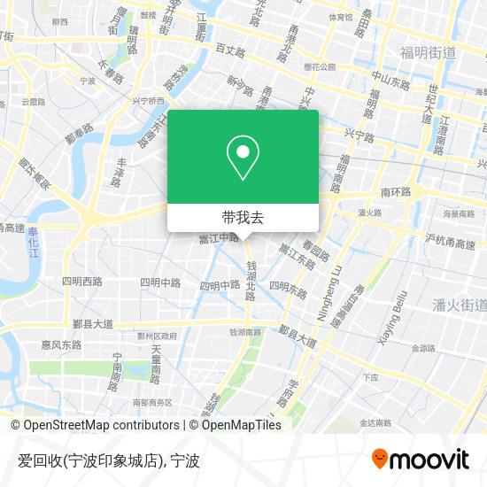 爱回收(宁波印象城店)地图