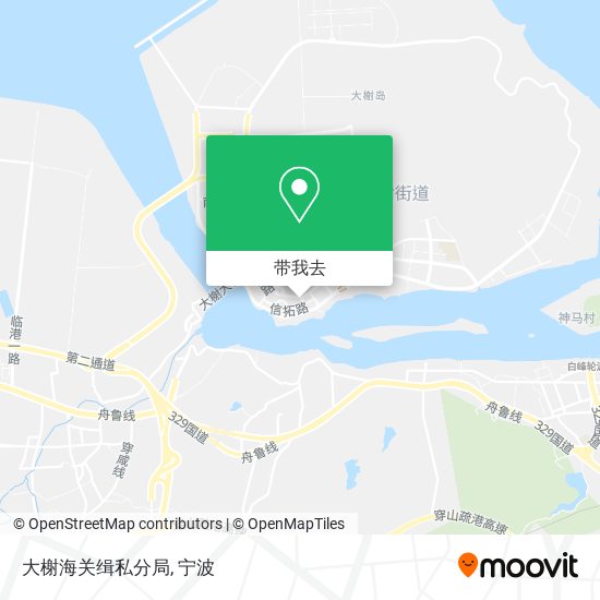 大榭海关缉私分局地图