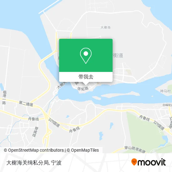 大榭海关缉私分局地图