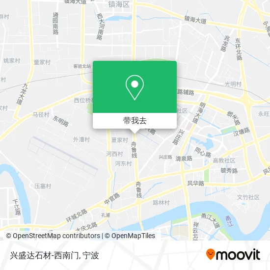 兴盛达石材-西南门地图