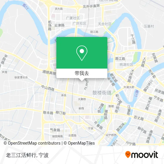 老三江活鲜行地图