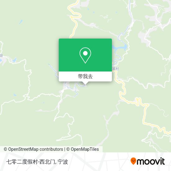 七零二度假村-西北门地图