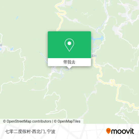 七零二度假村-西北门地图