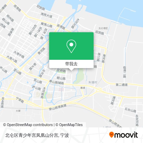 北仑区青少年宫凤凰山分宫地图