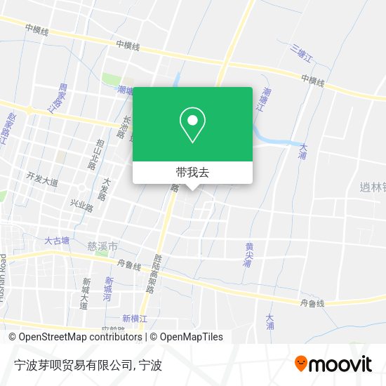 宁波芽呗贸易有限公司地图