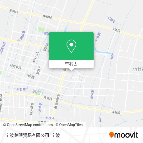 宁波芽呗贸易有限公司地图