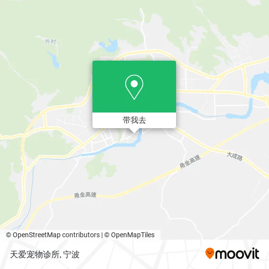 天爱宠物诊所地图