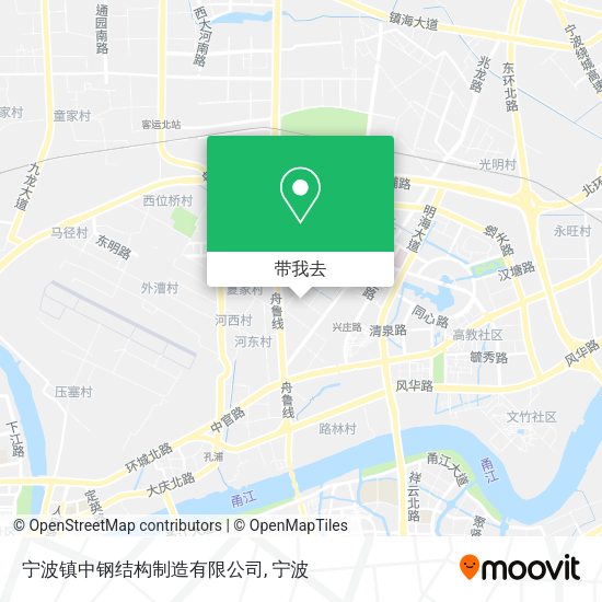 宁波镇中钢结构制造有限公司地图