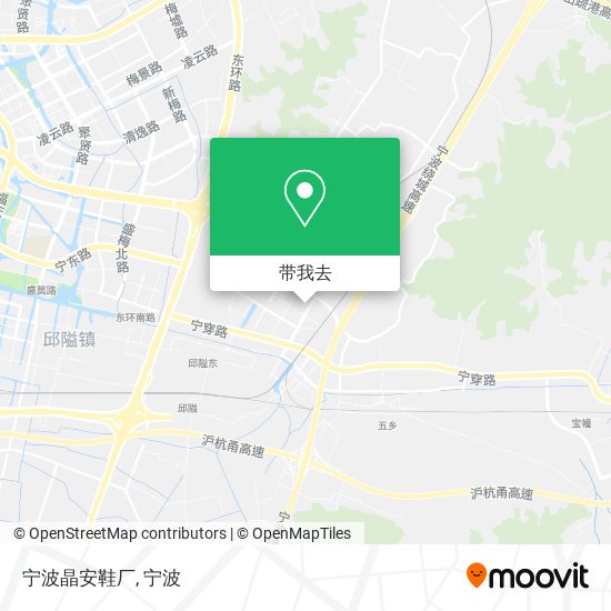 宁波晶安鞋厂地图