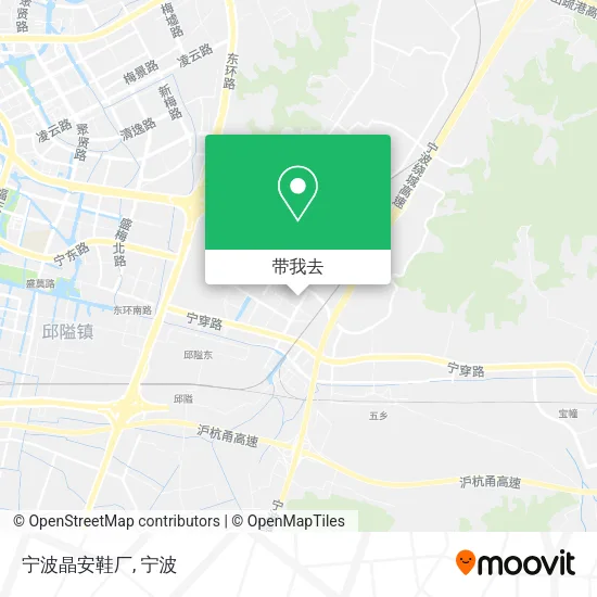 宁波晶安鞋厂地图