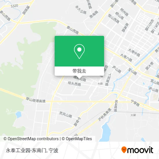 永泰工业园-东南门地图