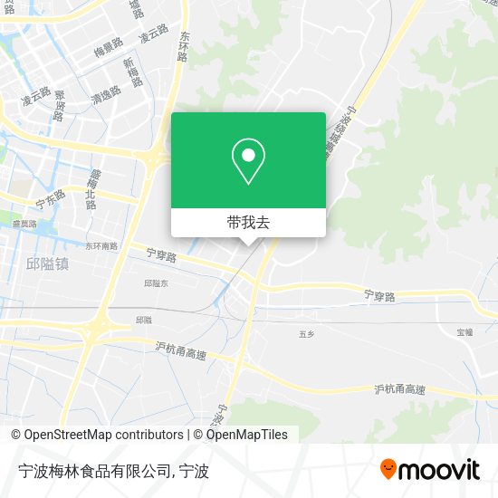 宁波梅林食品有限公司地图
