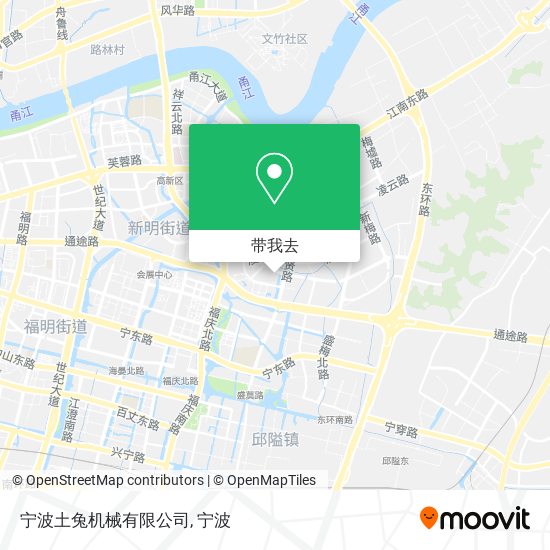 宁波土兔机械有限公司地图