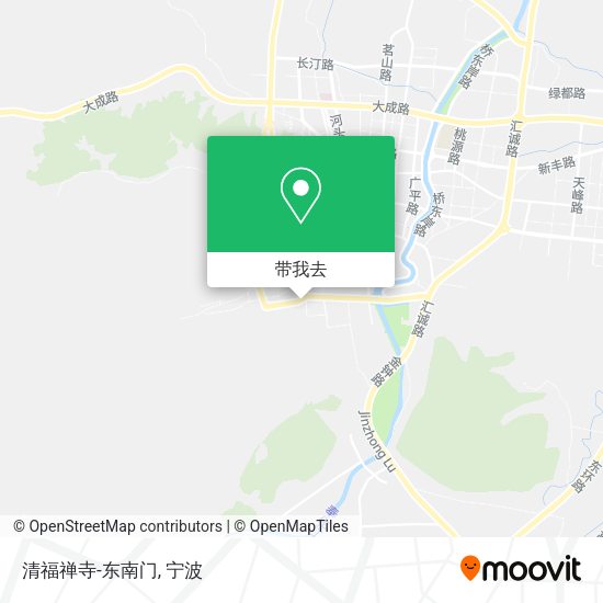 清福禅寺-东南门地图
