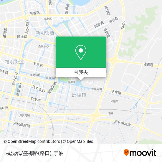 杭沈线/盛梅路(路口)地图