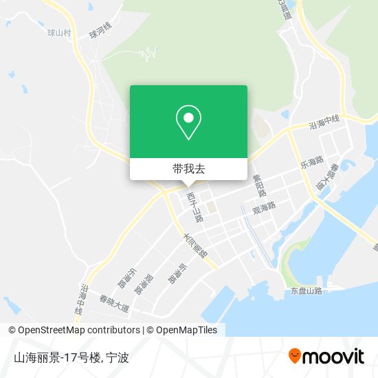 山海丽景-17号楼地图