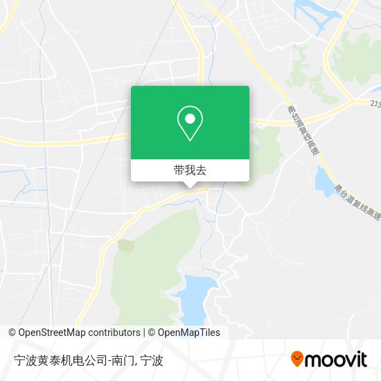 宁波黄泰机电公司-南门地图