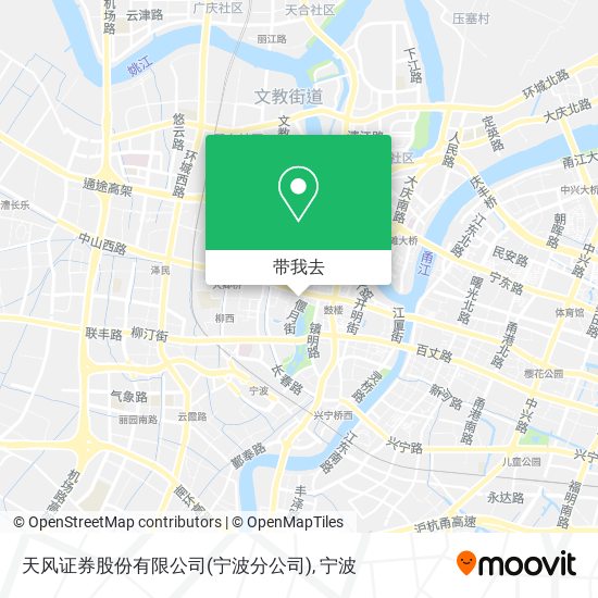 天风证券股份有限公司(宁波分公司)地图
