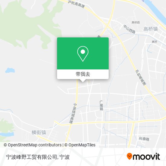 宁波峰野工贸有限公司地图