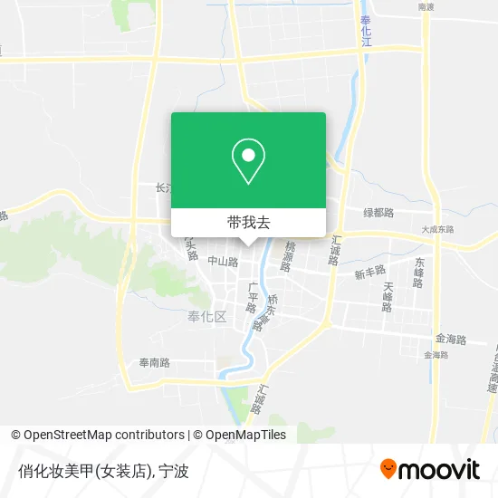 俏化妆美甲(女装店)地图