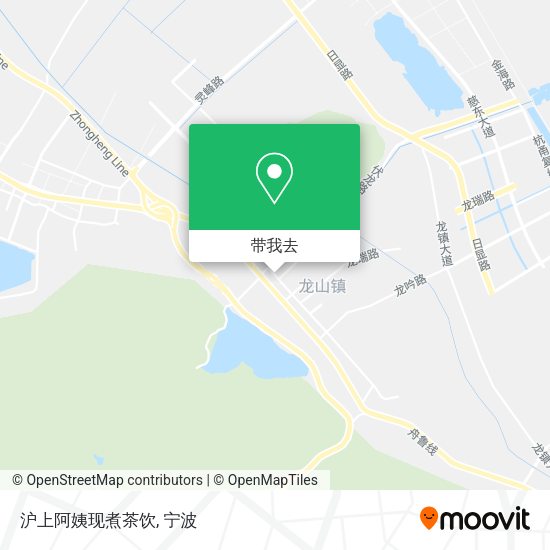 沪上阿姨现煮茶饮地图