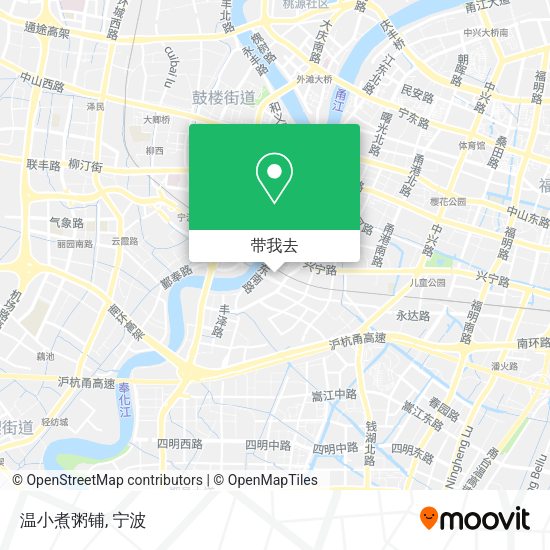 温小煮粥铺地图