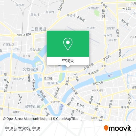 宁波新杰宾馆地图