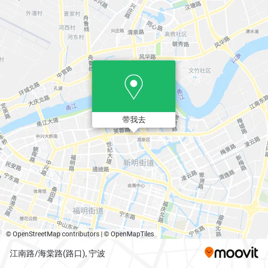 江南路/海棠路(路口)地图