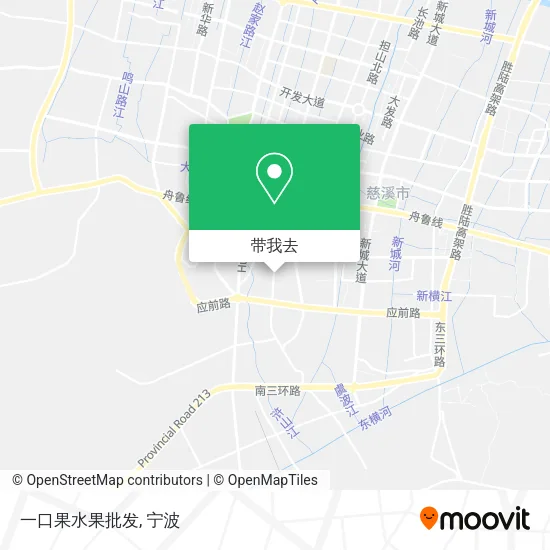 一口果水果批发地图