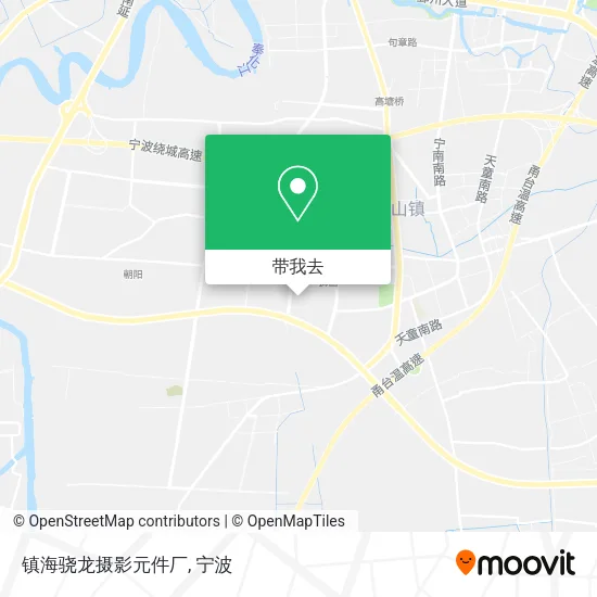 镇海骁龙摄影元件厂地图