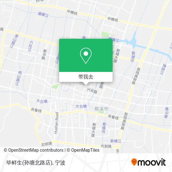 毕鲜生(孙塘北路店)地图