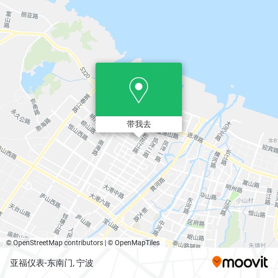 亚福仪表-东南门地图