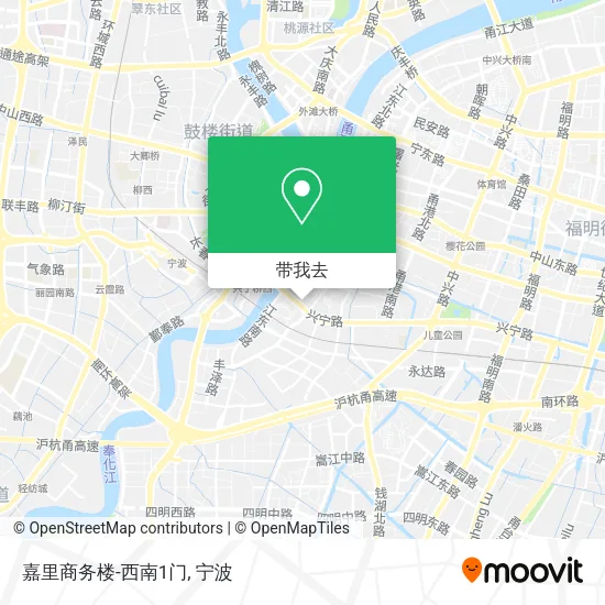 嘉里商务楼-西南1门地图