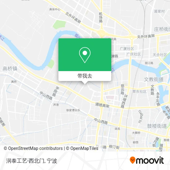 润泰工艺-西北门地图