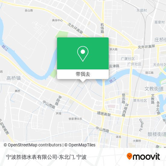 宁波胜德水表有限公司-东北门地图