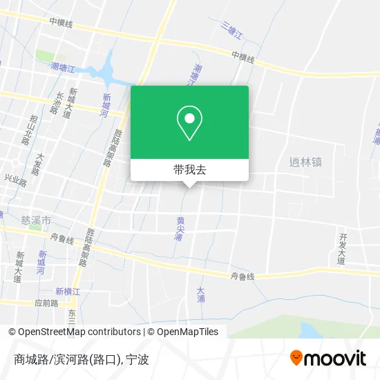 商城路/滨河路(路口)地图