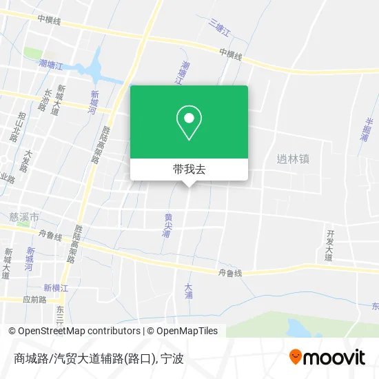 商城路/汽贸大道辅路(路口)地图