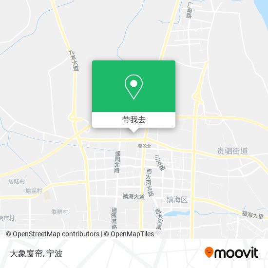 大象窗帘地图