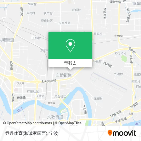 乔丹体育(和诚家园西)地图