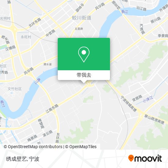 绣成壁艺地图