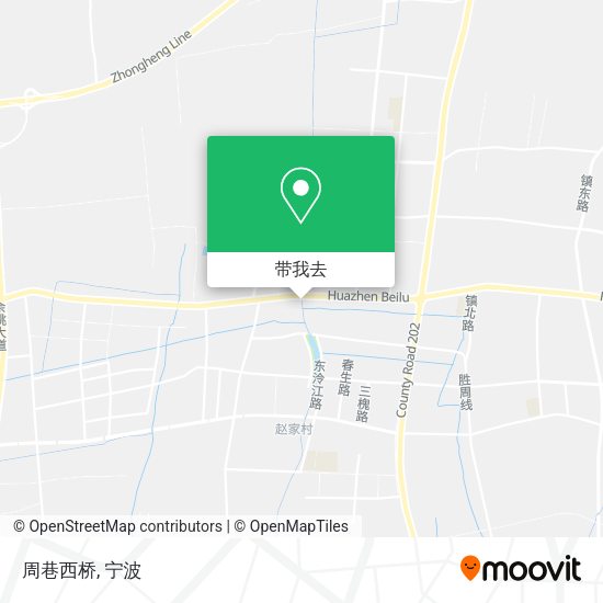 周巷西桥地图