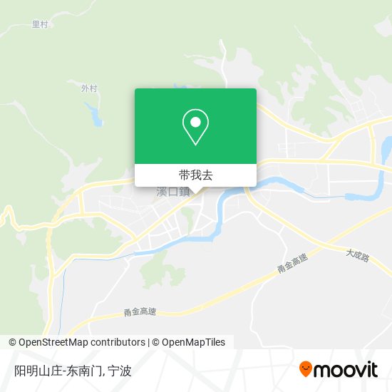 阳明山庄-东南门地图