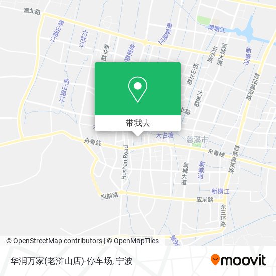 华润万家(老浒山店)-停车场地图