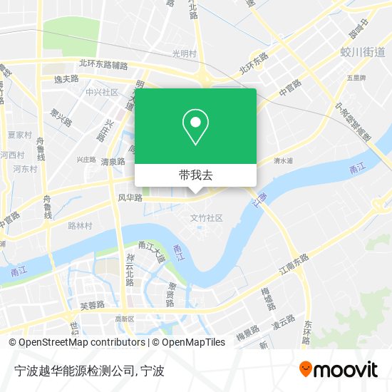 宁波越华能源检测公司地图