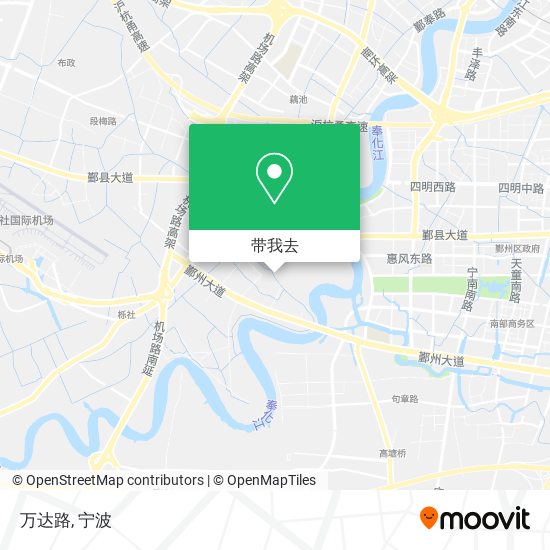 万达路地图